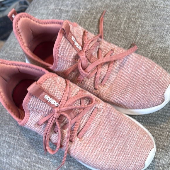 Adidas Pink Knit Sneakers with White Sole - Picture 10 of 10